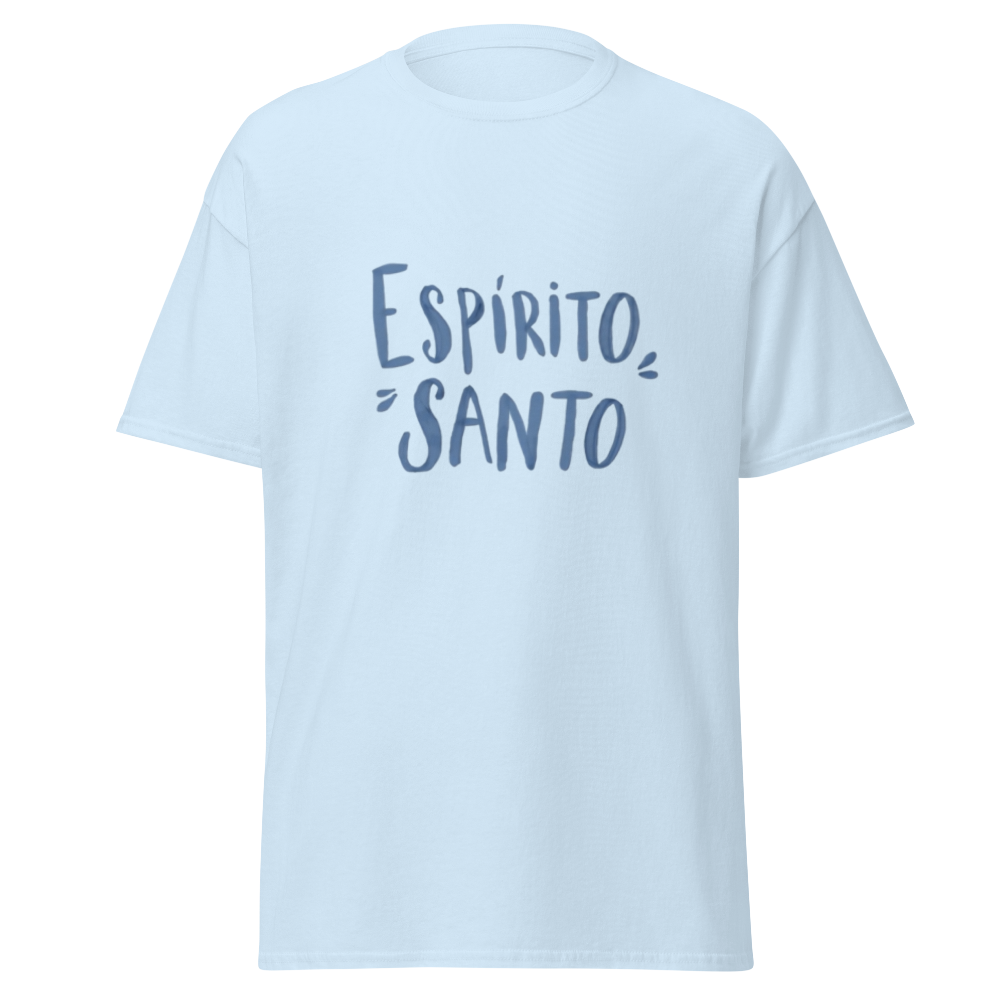 T-Shirt "Espirito Santo" estampagem azul