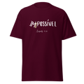 T-Shirt Cristã "Impossível" estampagem branco