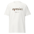 T-Shirt Cristã "Impossível" estampagem castanho