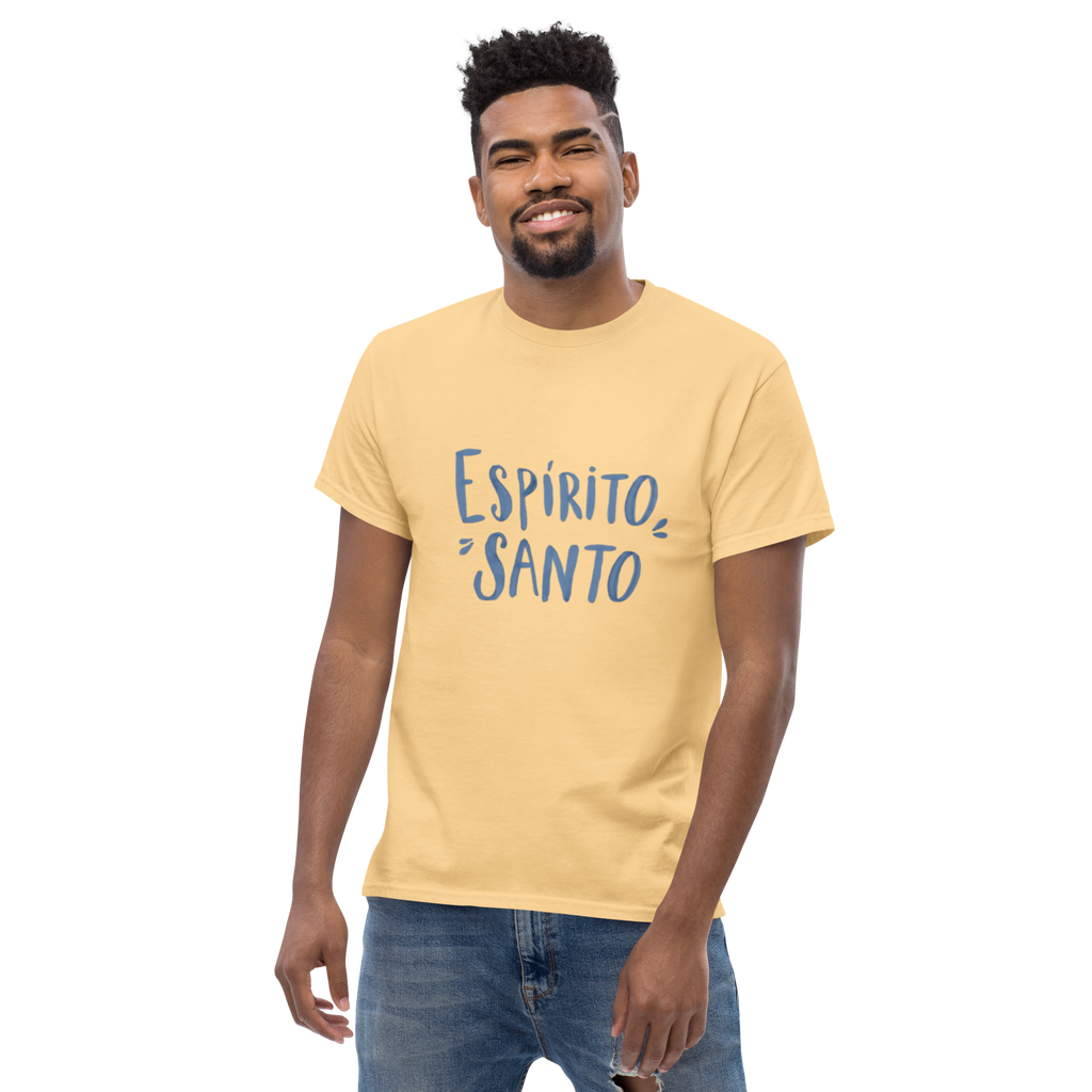 T-Shirt "Espirito Santo" estampagem azul