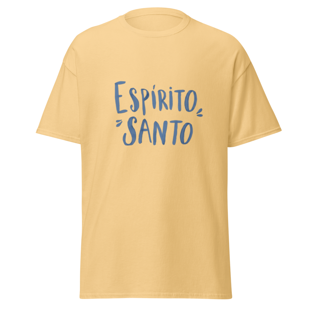 T-Shirt "Espirito Santo" estampagem azul