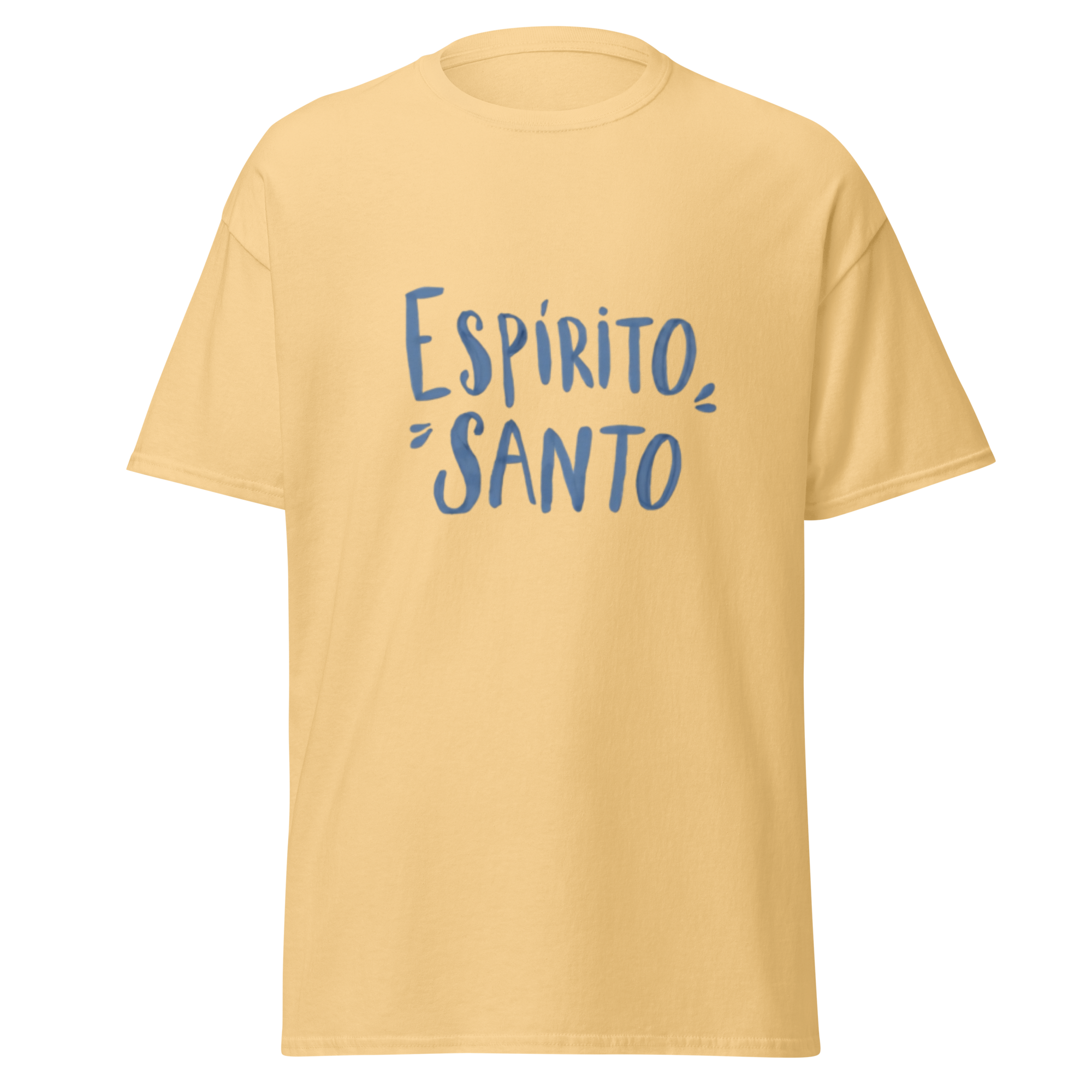 T-Shirt "Espirito Santo" estampagem azul