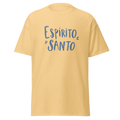 T-Shirt Cristã "Espirito Santo" estampagem azul