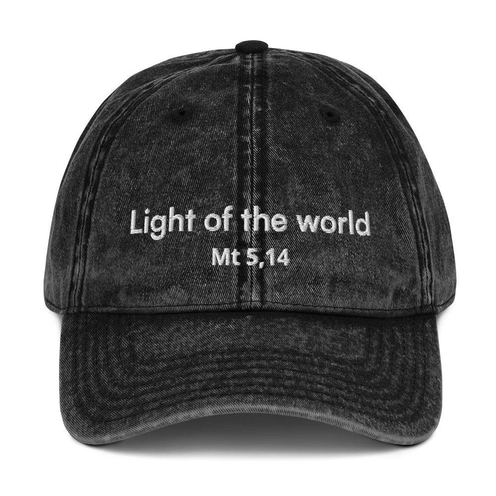 Gorra vintage "Light of the World"