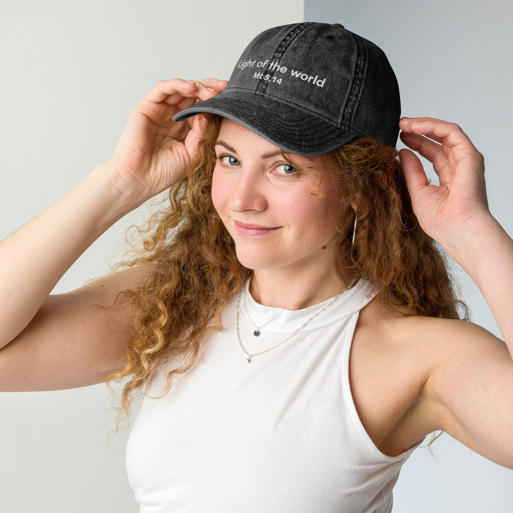 Gorra vintage "Light of the World"