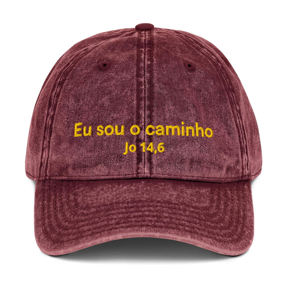 Boné Vintage "Eu sou o caminho"