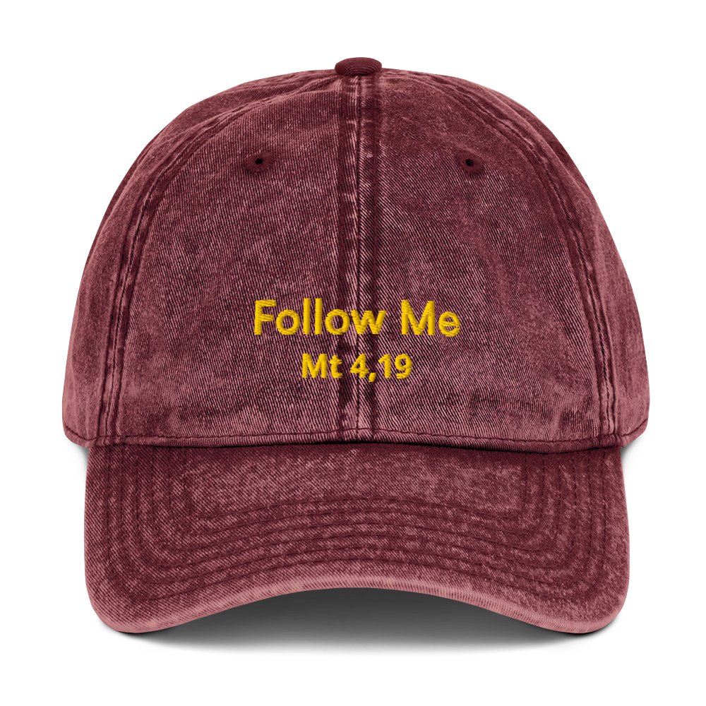Boné Vintage "Follow Me"