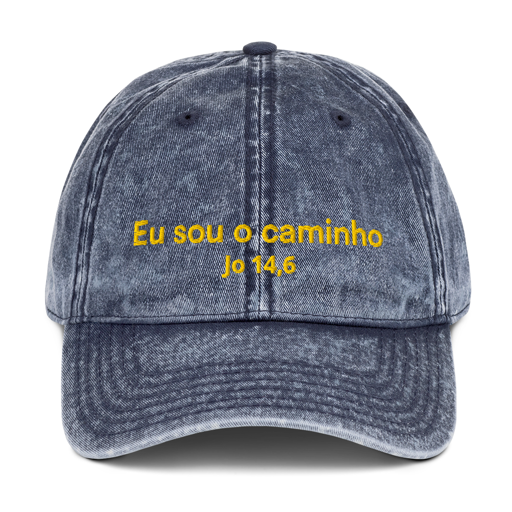 Boné Vintage "Eu sou o caminho"