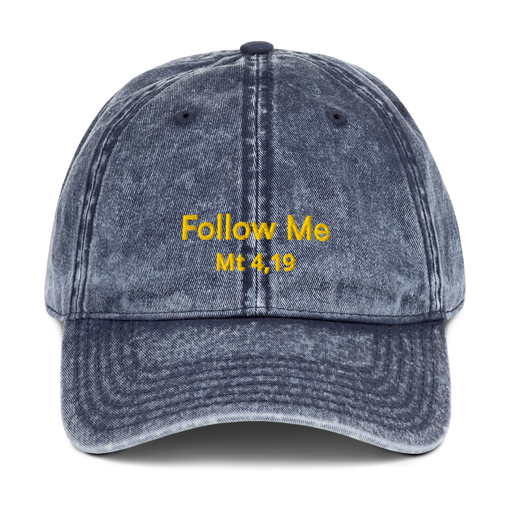 Boné Vintage "Follow Me"